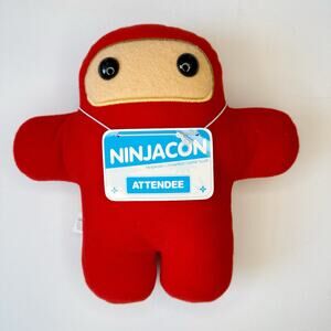 Shawnimals Ninjatown Geeky Ninja Red Plush 8"